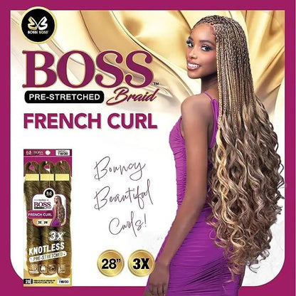 Bobbi Boss Boss Braid 3X French Curl 28"