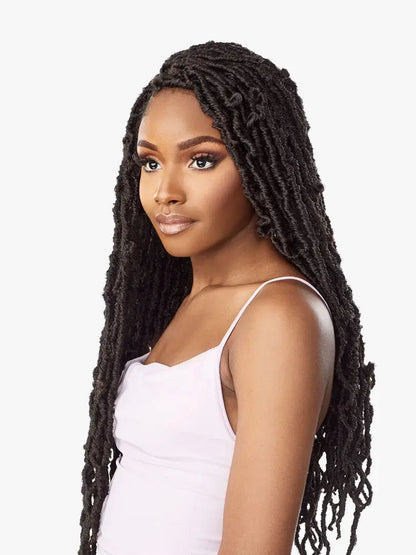 potrait image of a girl wearing distressed locs
