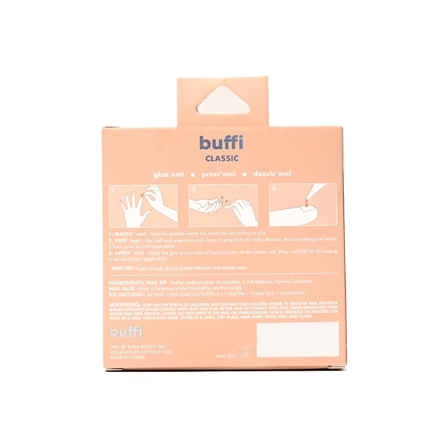 Buffi Press-On Nails - Sugar Tips