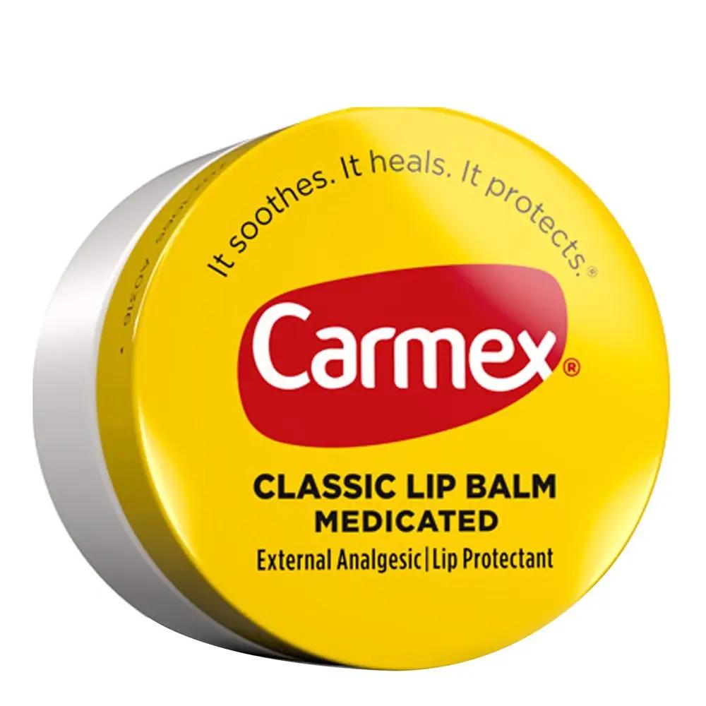 CARMEX Classic Lip Balm Medicated Original Jar